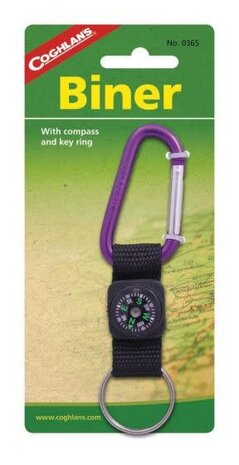 Coghlans Karabijnhaak met kompas & sleutelring