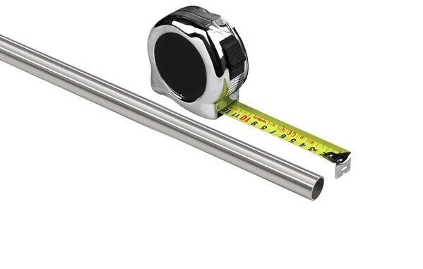 Buis | RVS | 316 Ti Gepolijst | Wanddikte 1,5 mm | 22 mm 151 - 200 cm