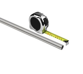 Buis | RVS | 316 Ti Gepolijst | Wanddikte 1,5 mm | 19 mm 151 - 200 cm