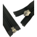 YKK YKK | Rits Spiraal | 10C | Deelbaar | 10mm | RVS Runner | Zwart YKK YKK | Rits Spiraal | 10C | Deelbaar | 10mm | RVS Runner | Zwart