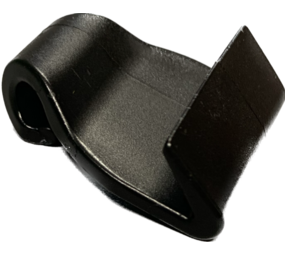 RiB Haak | Nylon | Zwart | Breedte 40 mm | Hoogte 39 mm | Diameter Doorvoer 7 mm