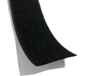 Klittenband | Zelfklevend | Zwart | Lus (Zacht) | 50 mm | Prijs per meter