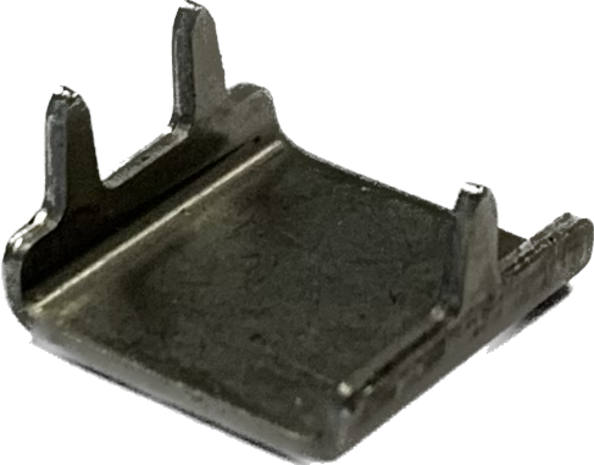 YKK YKK | Rits Top Stopper | 10V | voor 10 mm Bloktandrits | RVS | 10 stuks YKK YKK | Rits Top Stopper | 10V | voor 10 mm Bloktandrits | RVS | 10 stuks