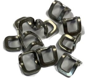 YKK YKK | Rits Bottom Stopper | 10V | voor 10 mm Bloktandrits | RVS | 10 stuks