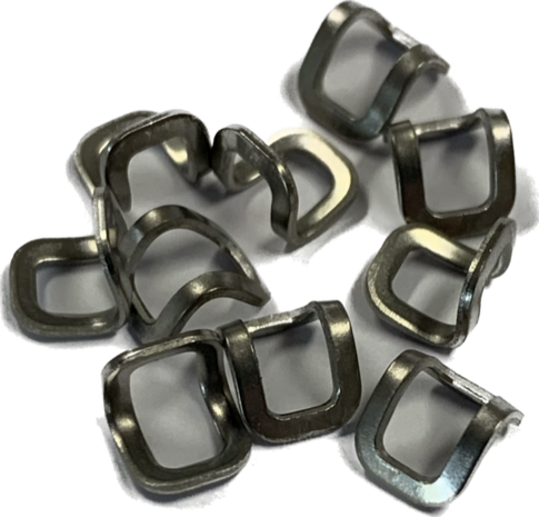 YKK YKK | Rits Bottom Stopper | 10V | voor 10 mm Bloktandrits | RVS | 10 stuks