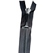 YKK YKK | Rits Bloktand | 15V | Deelbaar | 15mm | Met RVS Runner + Trekkers | Zwart 2,5 m