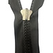 YKK YKK | Rits Bloktand | 15V | Deelbaar | 15mm | Met RVS Runner + Trekkers | Zwart 2,5 m
