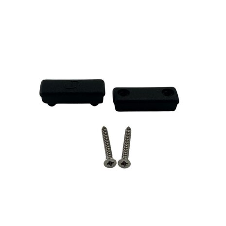 Sunblocker | Tube Tidies | Dubbel | Zwart | 25 mm | Per paar