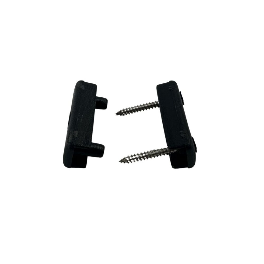 Sunblocker | Tube Tidies | Dubbel | Zwart | 25 mm | Per paar