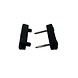 Sunblocker | Tube Tidies | Dubbel | Zwart | 25 mm | Per paar