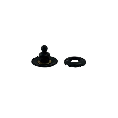 Schaeffertec Loxx® | Ontvanger | Doekdeel | Messing-Verchroomd | ZWART Schaeffertec Loxx® | Ontvanger | Doekdeel | Messing-Verchroomd | ZWART