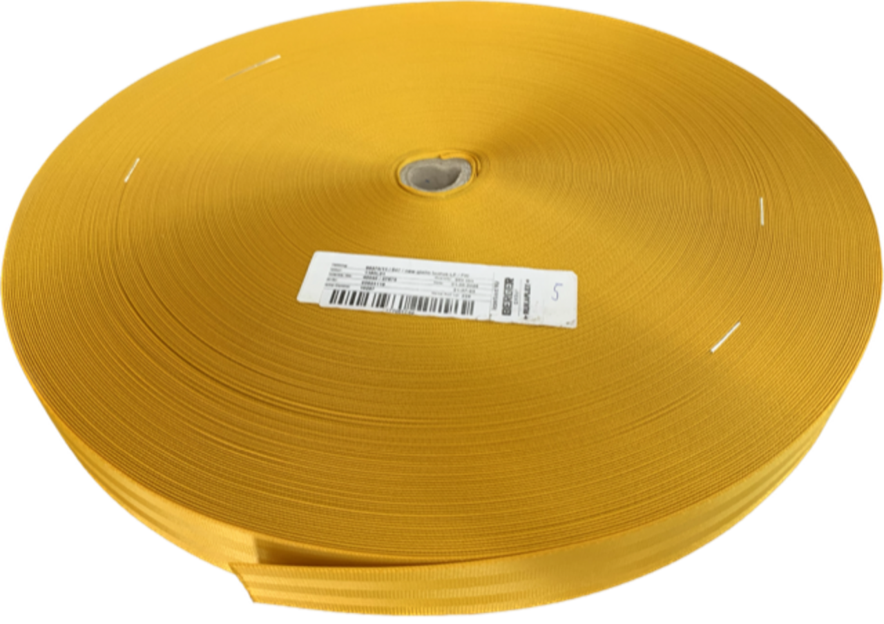 Berger Group Berger | Veiligheidsgordelband / Autogordelband | 5-Baans geweven | Geel # New Giallo Taurus | 47 mm Berger Group Berger | Veiligheidsgordelband / Autogordelband | 5-Baans geweven | Geel # New Giallo Taurus | 47 mm