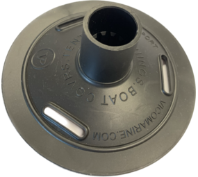 Vico Marine Vico Marine | Kap voor paalsteun | Ø 22 mm | Zwart | Ondersteuningskap voor dekzeil & bootkap