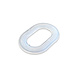 MH MH | Onderlegring | Zeilkous | Groot Ovaal | 42 x 22 mm | Nylon MH MH | Onderlegring | Zeilkous | Groot Ovaal | 42 x 22 mm | Nylon