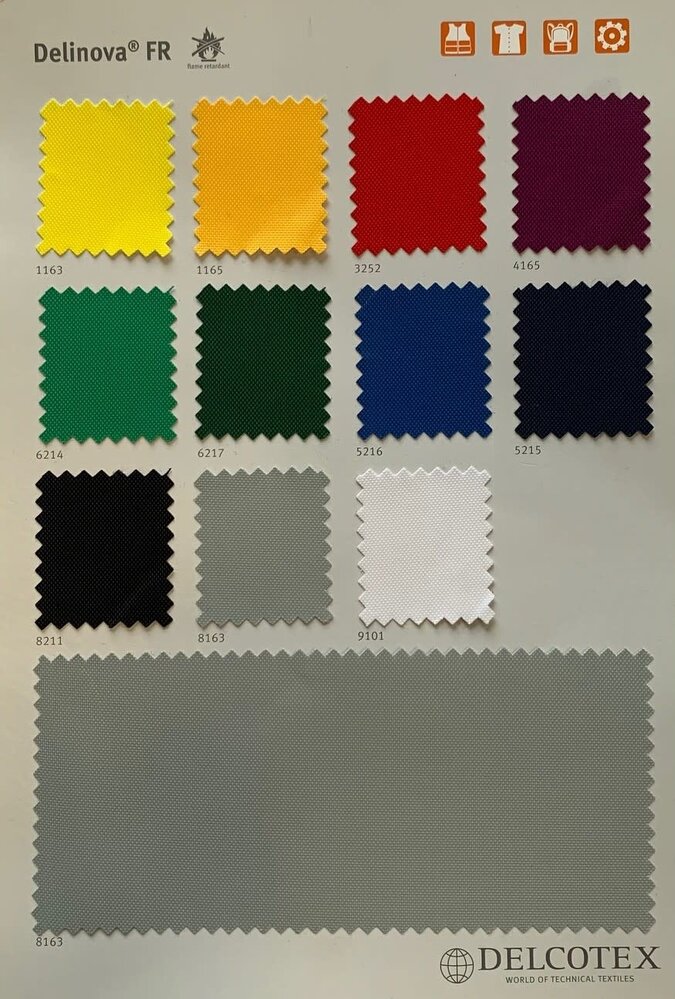 Delcotex Delcotex | Delinova 150 FR | Polyamide doek | 240 Gr/m2 | Donkerblauw # 5215 | PU-Coated |150 cm Delcotex Delcotex | Delinova 150 FR | Polyamide doek | 240 Gr/m2 | Donkerblauw # 5215 | PU-Coated |150 cm