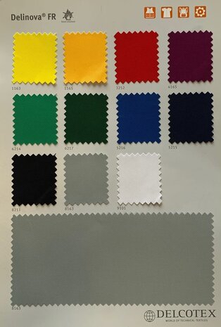 Delcotex Delcotex | Delinova 150 FR | Polyamide doek | 240 Gr/m2 | Donkerblauw # 5215 | PU-Coated |150 cm Delcotex Delcotex | Delinova 150 FR | Polyamide doek | 240 Gr/m2 | Donkerblauw # 5215 | PU-Coated |150 cm