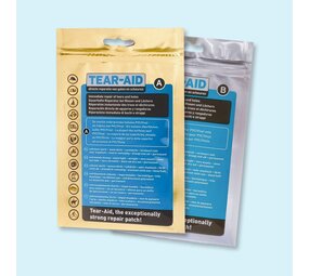 Tear Aid Tear Aid | A + B | Combi Reparatieset voor boot-, tent- & acryl + PVC doek & raamfolie Tear Aid Tear Aid | A + B | Combi Reparatieset voor boot-, tent- & acryl + PVC doek & raamfolie