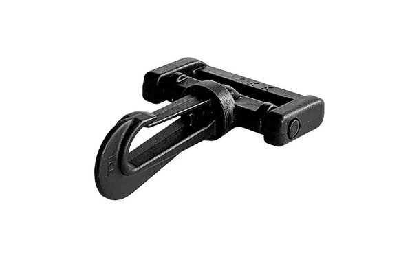 YKK YKK | Musketonhaak voor Band | Nylon | Zwart | Draaibaar YKK YKK | Musketonhaak voor Band | Nylon | Zwart | Draaibaar