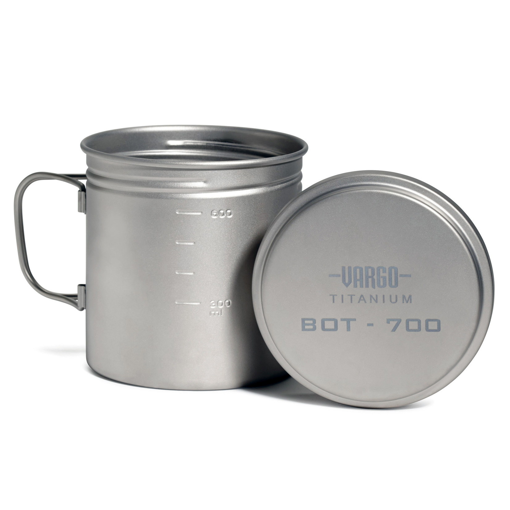 Vargo 'BOT' Bottle Pot Titanium - 0,7 L