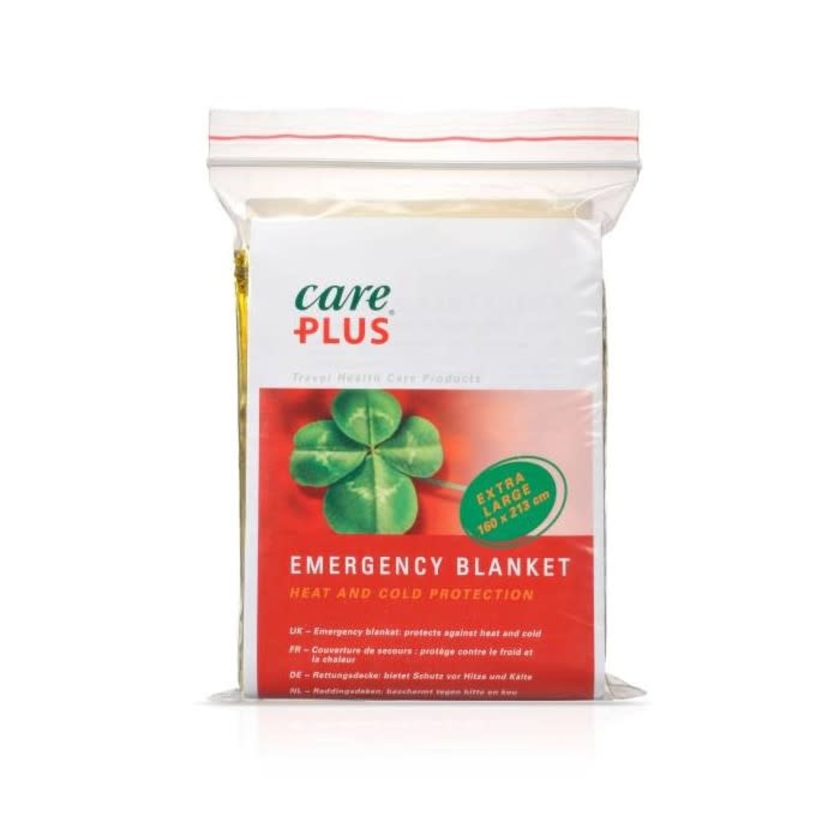 Care Plus Emergency Blanket 160x213cm Gold/Silver
