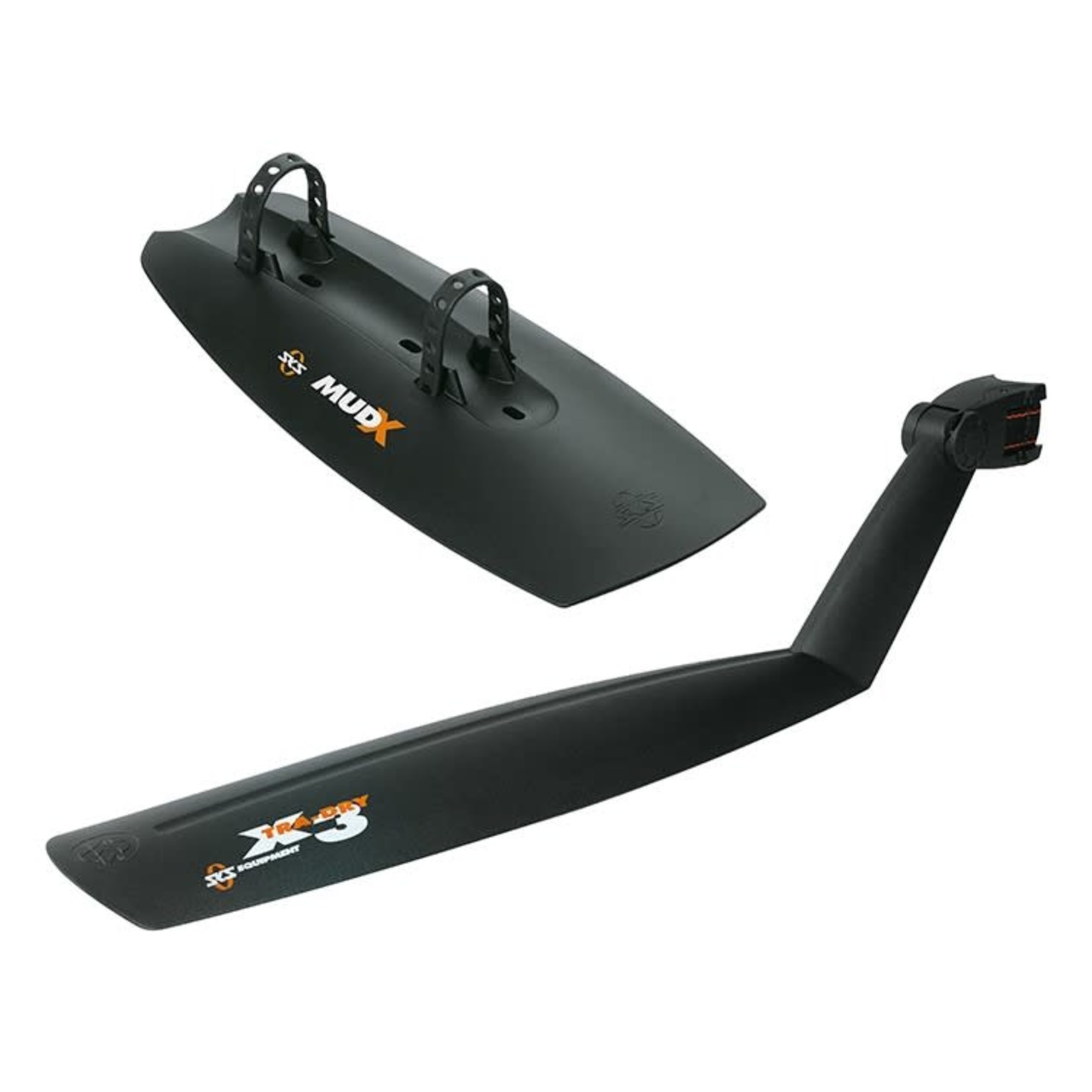 SKS MUD-X + X-TRA-DRY Front and rear dirtboard set