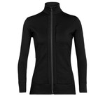 Icebreaker Quantum III 270 100% Merino Mid Layer Long Sleeve Zipper Women