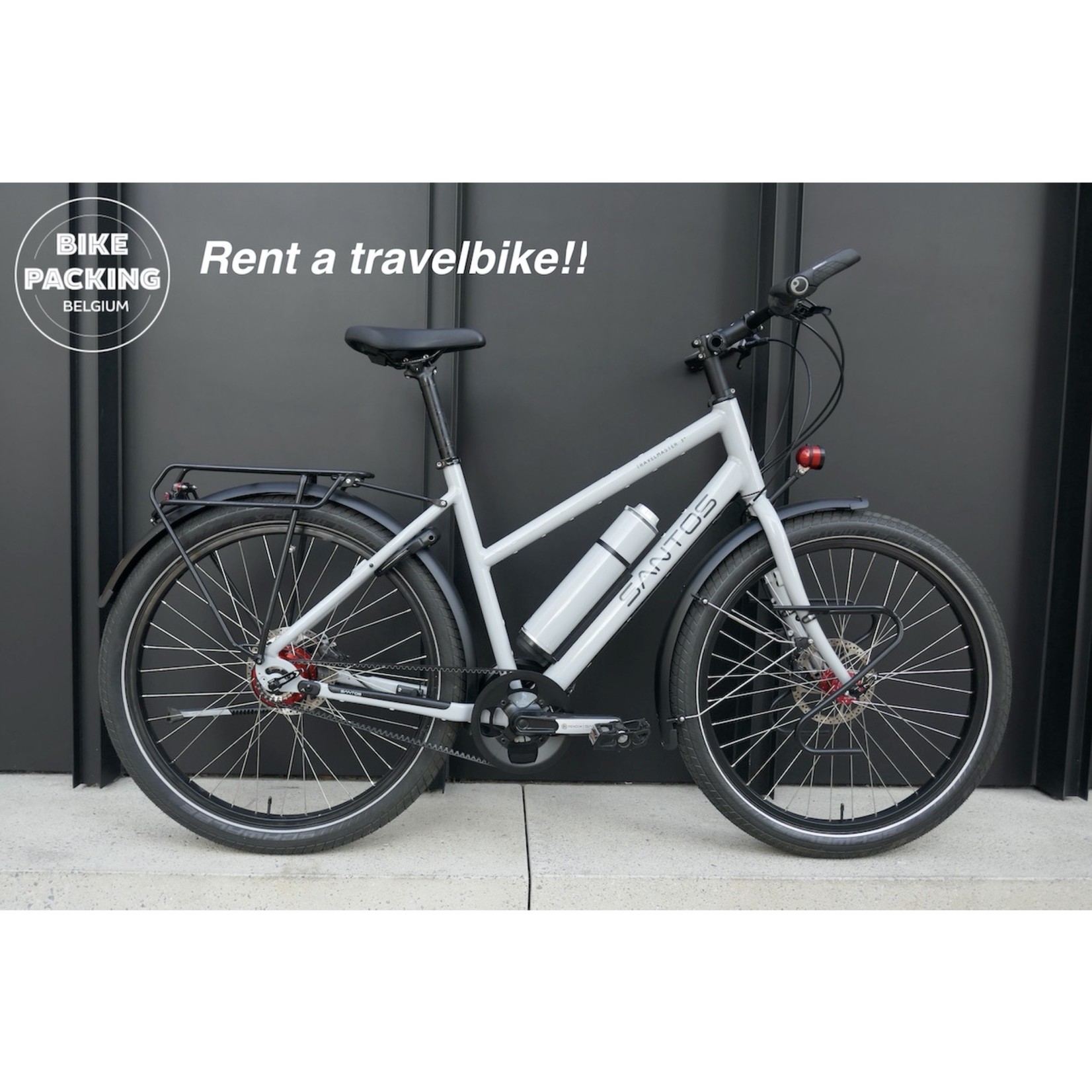 Santos Travelmaster 3+ Mixte 53 Pendix Polished Grey (verhuur)