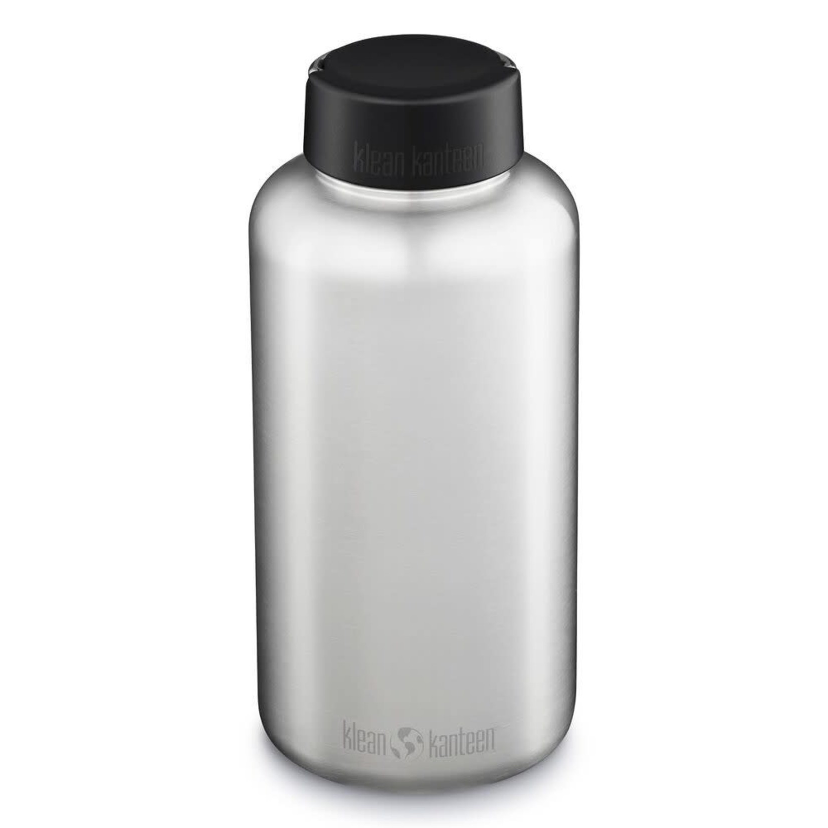 Klean Kanteen Wide Mouth 64 oz (w/Wide Loop Cap) 1900ml Brushed Stainless