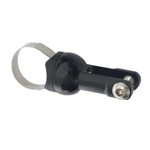SON Nabendynamo Lamphouder Schmidt Delux Lang Zwart  Stuur > 32mm