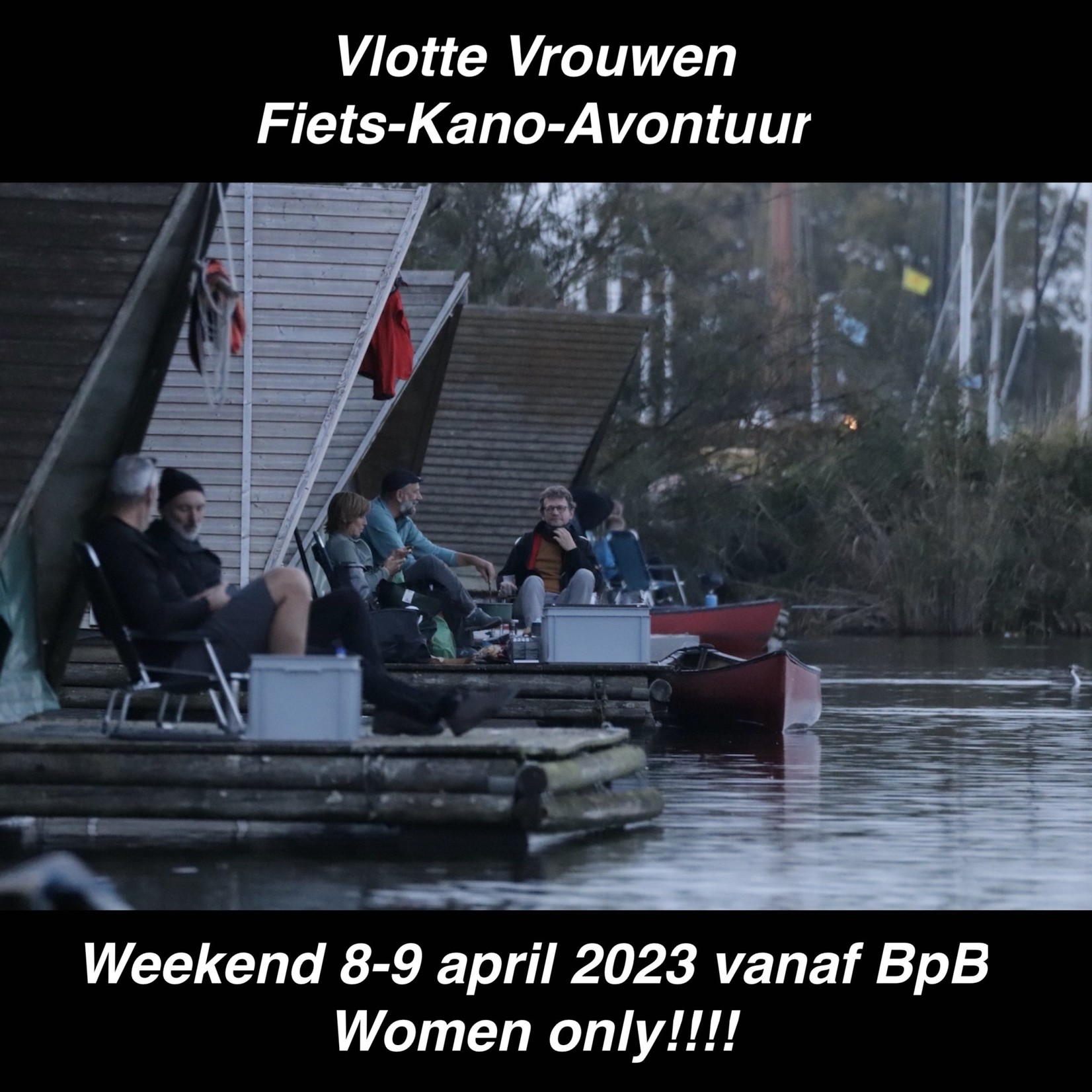Vlotte Vrouwen Fiets-Kano-Avontuur 2022