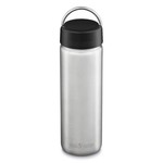 Klean Kanteen Wide Mouth 27oz (w/ Wide Loop Cap) 800ml Brushed Stainless