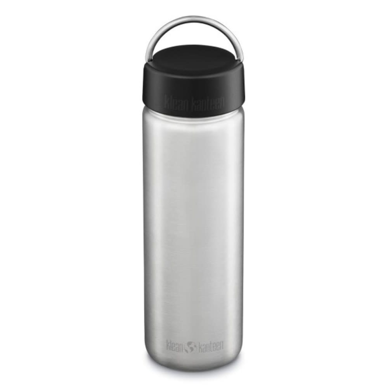 Klean Kanteen Wide Mouth 27oz (w/ Wide Loop Cap) 800ml Brushed Stainless