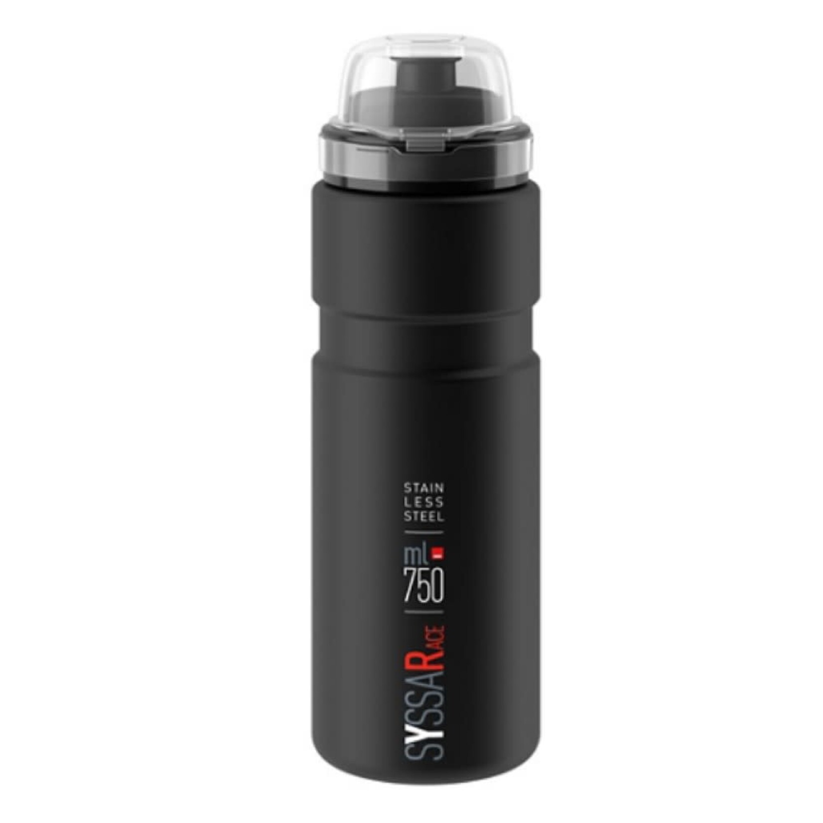 Elite Bidon Syssa Race Mat Zwart 750 ml