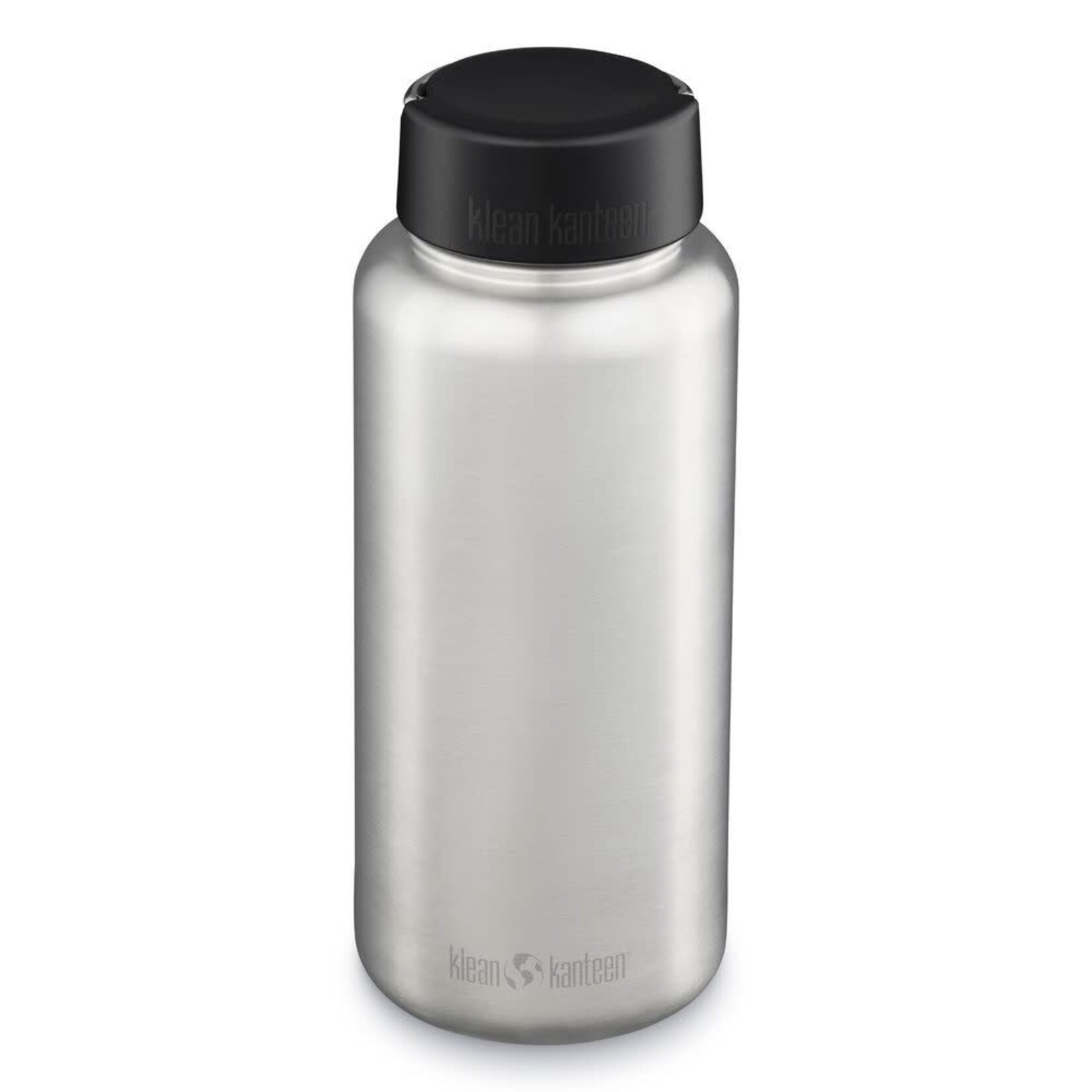 Klean Kanteen Wide Mouth 40oz (w/Wide Loop Cap) 1182ml Brushed Stainless