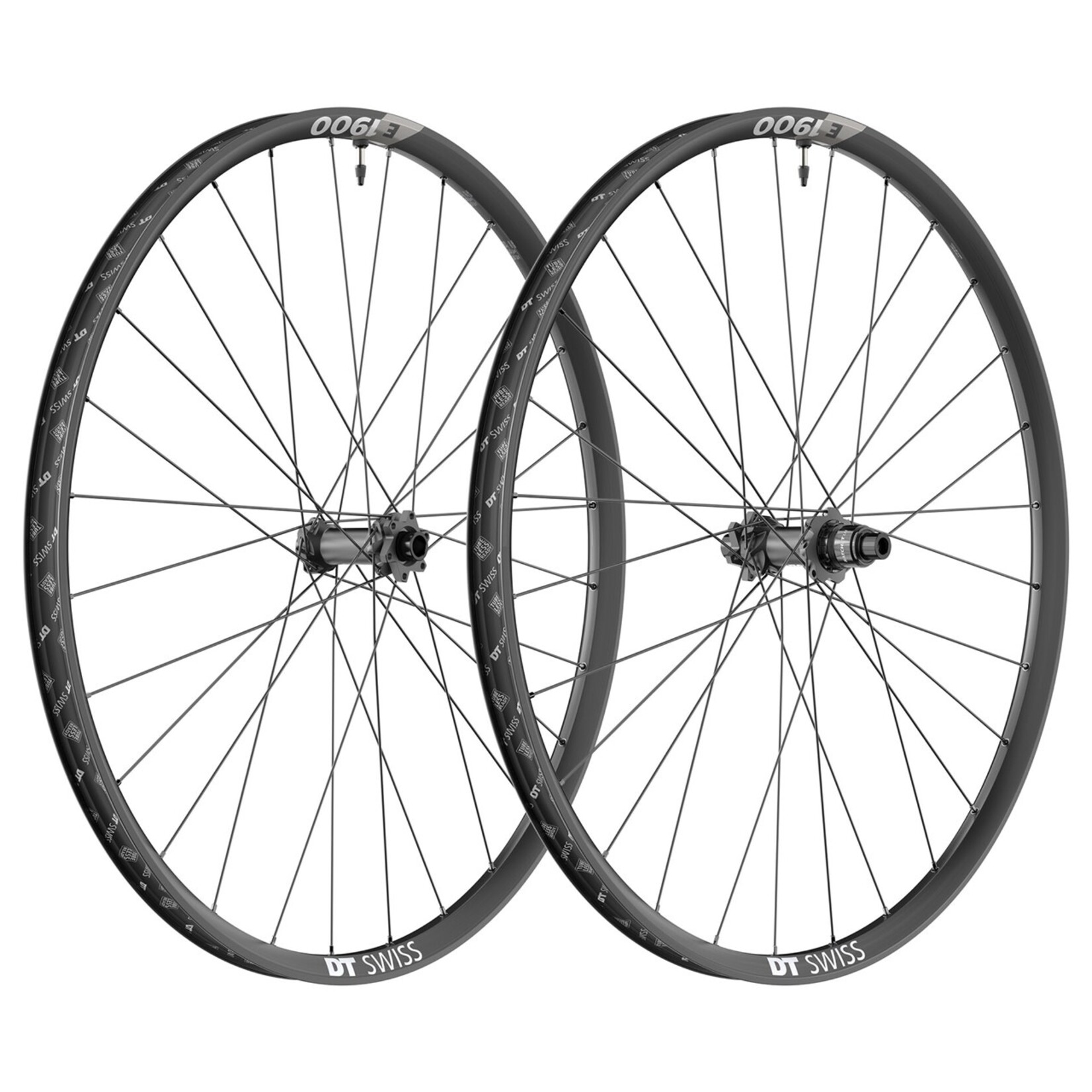 DT Swiss Achterwiel 622 E1900 Spline 30mm 148 Disc CL SRAM XD Aluminium Zwart