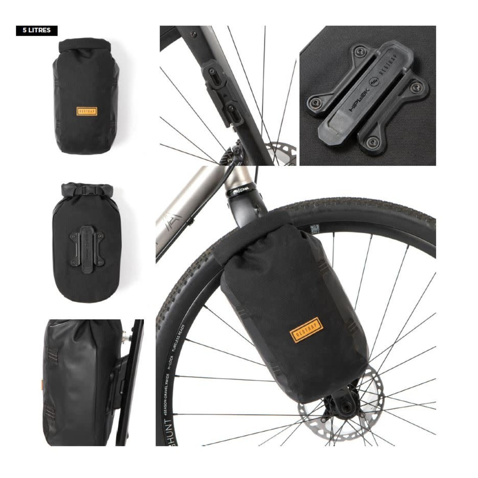 Restrap Switch Panniers 5L Black