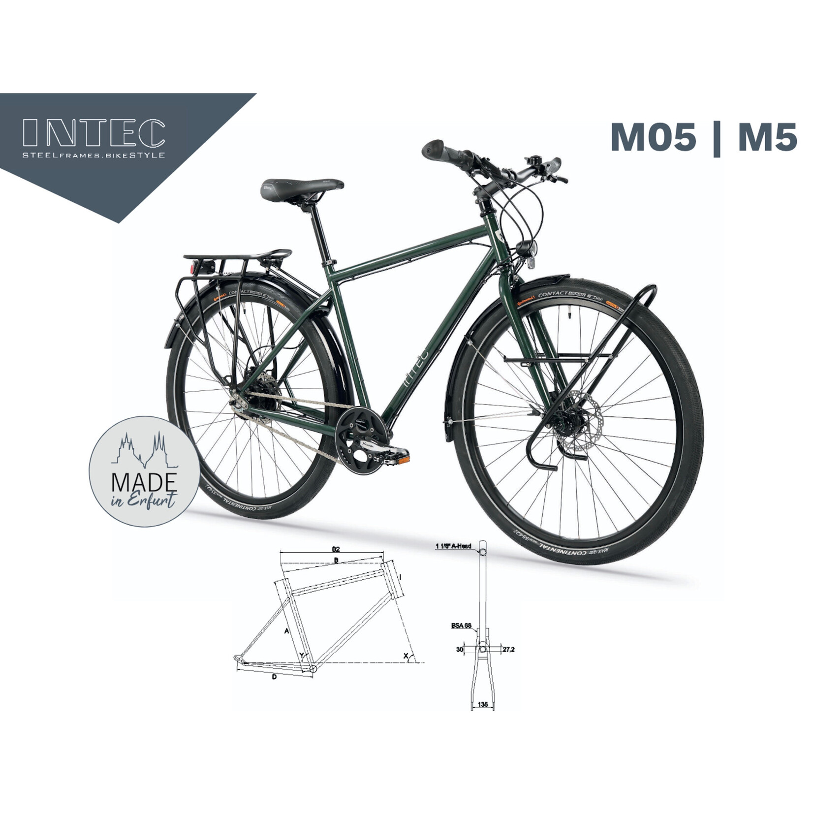 Intec M05 Trekking derailleur/Rohloff (webshop)