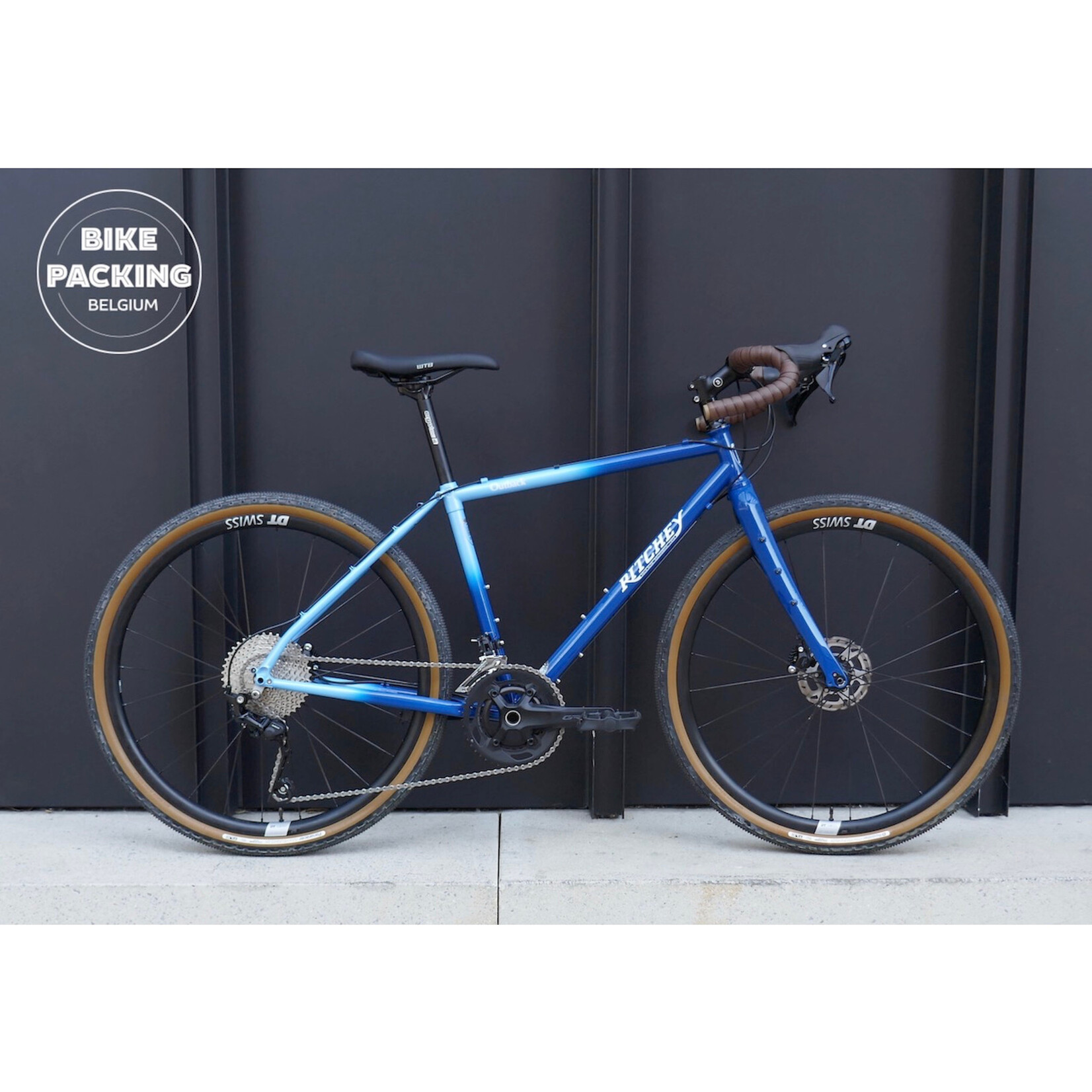 Ritchey Outback V2 Anniversary Edition Half Moon Blue/White custombuilt Extra Small (showroom)