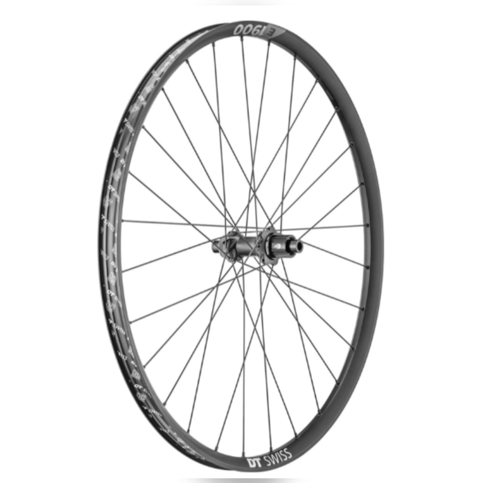 DT Swiss DT Swiss Achterwiel 622 E1900 Spline 30mm 148 Disc CL MS/Microspline Aluminium Zwart