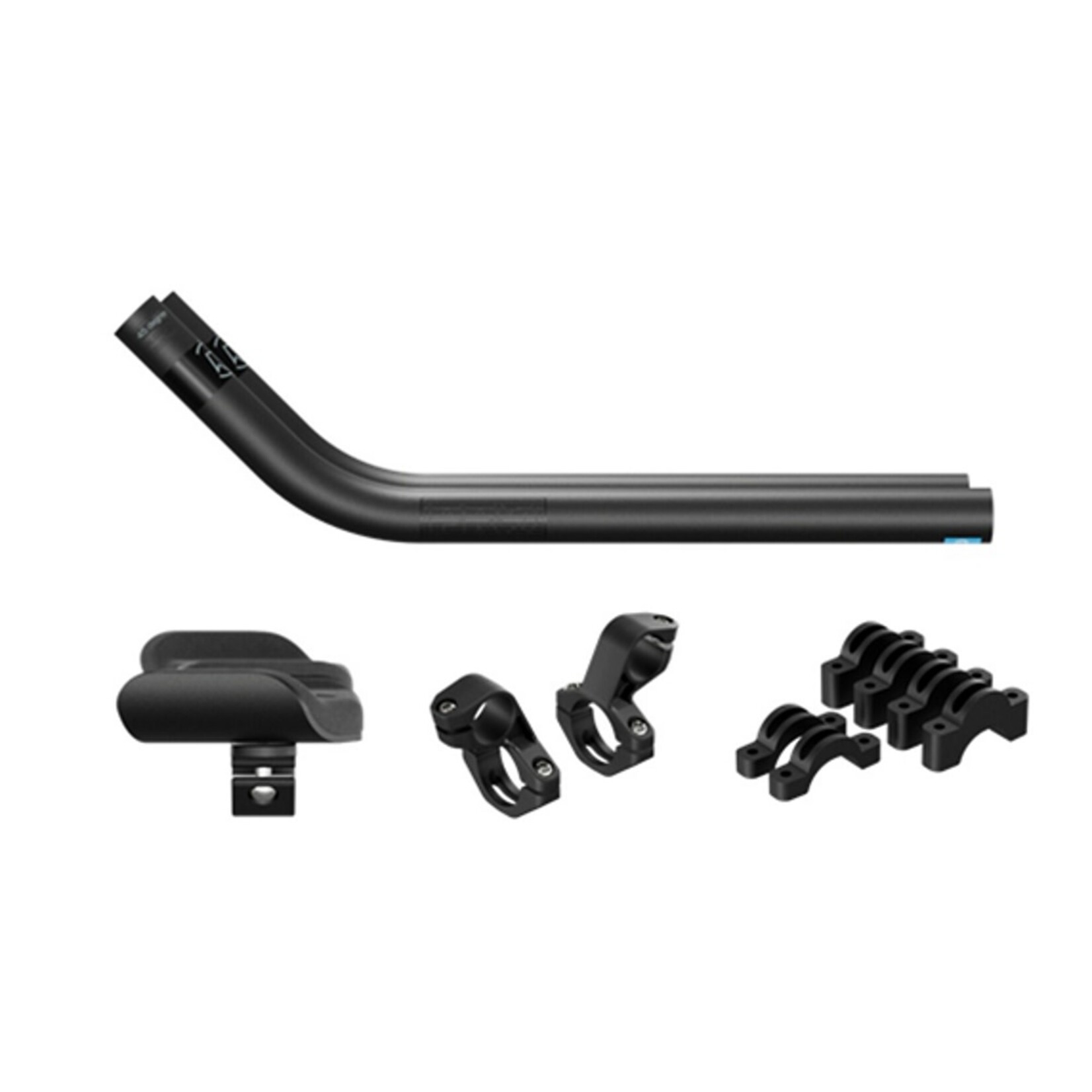 PRO Opzetstuur Clip-On Alloy J-Bend Aerobar met spacers