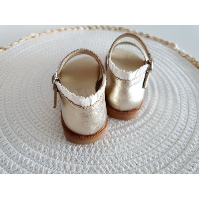 Andanines Sandaal Anissa wit/goud