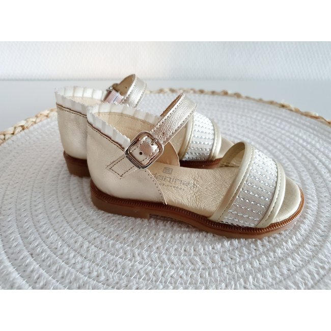 Andanines Sandaal Anissa wit/goud