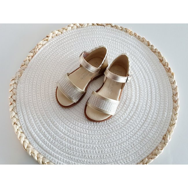Andanines Sandaal Anissa wit/goud