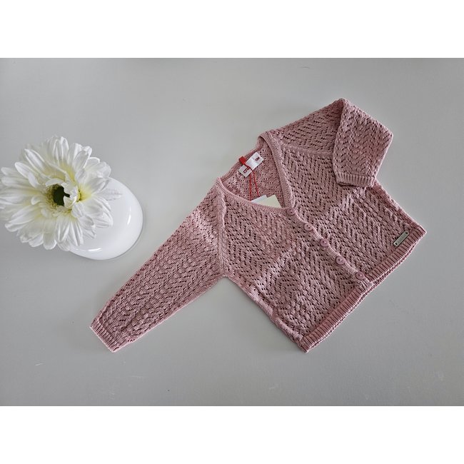 Cóndor Opengewerkte cardigan oudroze "ROSA PALO"