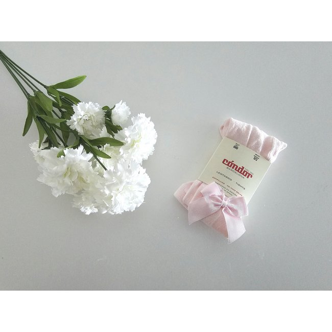 Cóndor Lichtroze kousenbroek met strikje