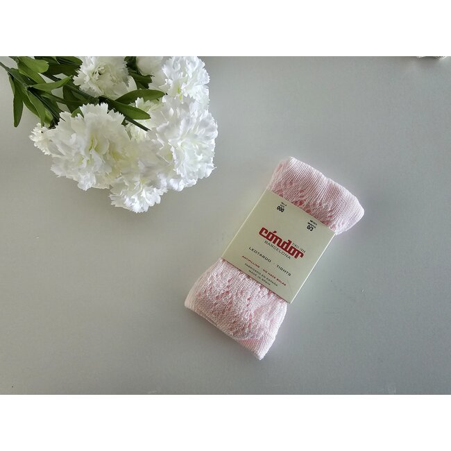 Cóndor Geometrisch opengewerkte kousenbroek lichtroze