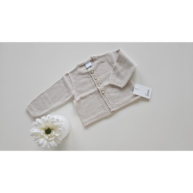 Artesania Granlei Cardigan Maere zandkleur