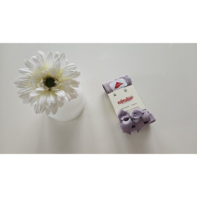 Cóndor Mauve kousenbroek met strikje "MADREPERLA"