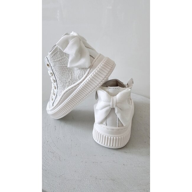 Beberlis Hoge sneakers Fenna wit