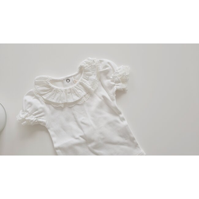 Laivicar Body Sophia korte mouw ivoor